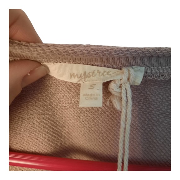 Mystree New Ruffle Sleeve Rose Floral Embroidered Blouse Feminine Flounce Small - Picture 6 of 6